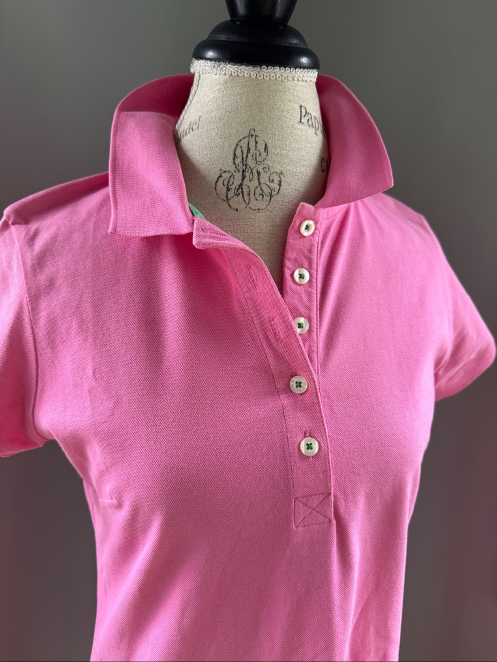 Lilly Pulitzer pink pique cotton polo dress Preppy resort wear classic timeless - Picture 2 of 8